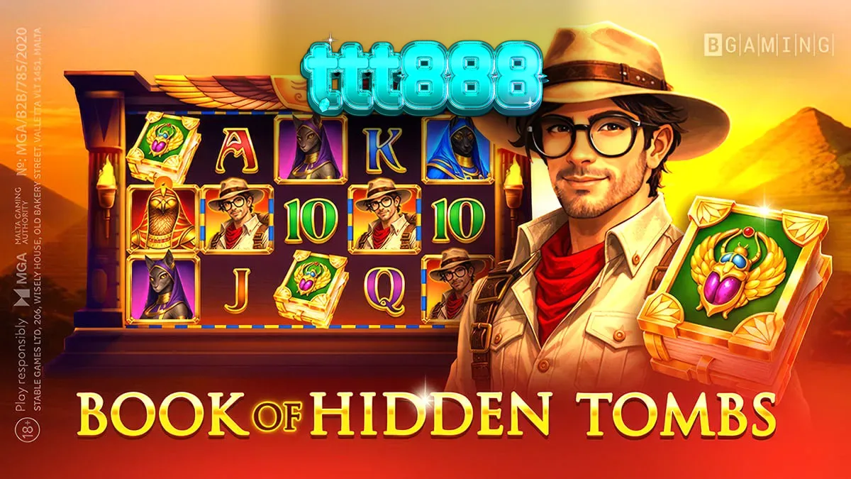 Tampilan visual slot Book of Hidden Tombs dengan tema Mesir Kuno